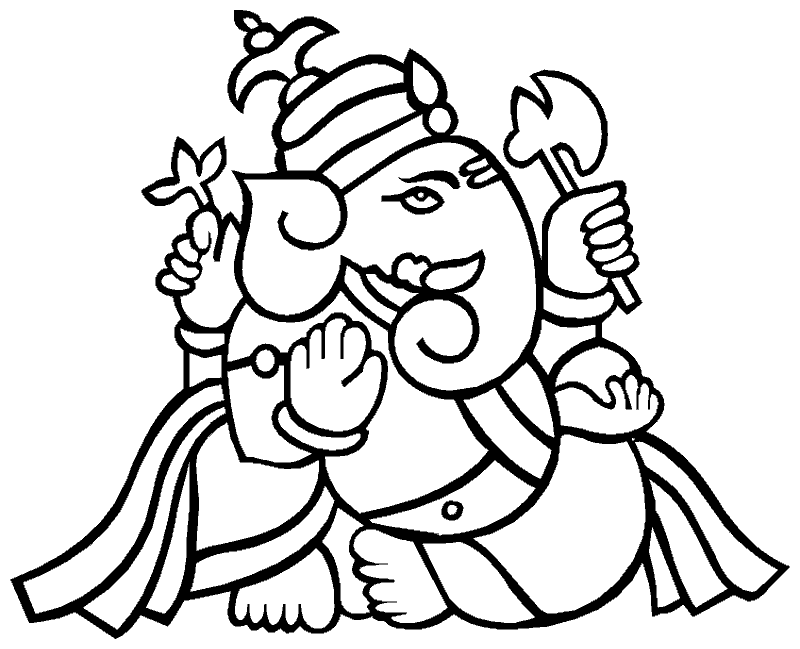 Ganpati clipart for kids