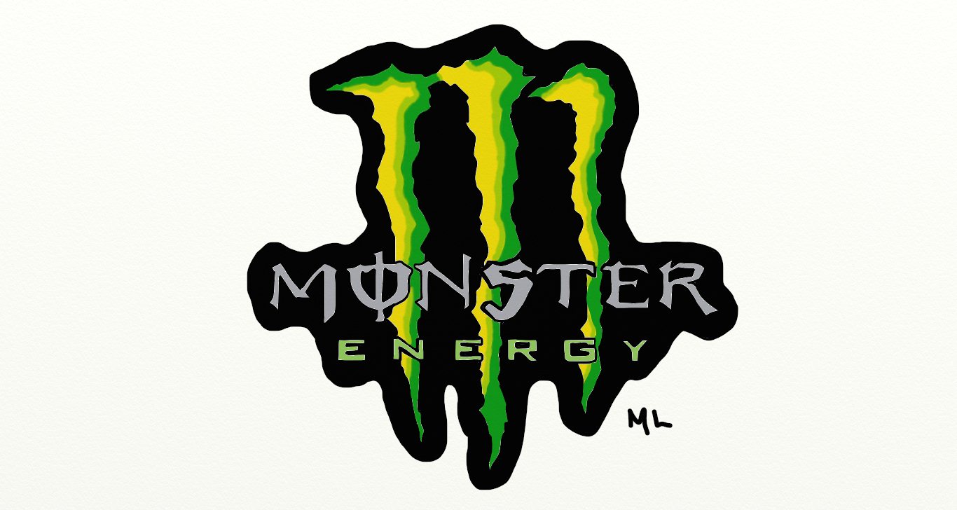 Monster Energy Sticker - ClipArt Best