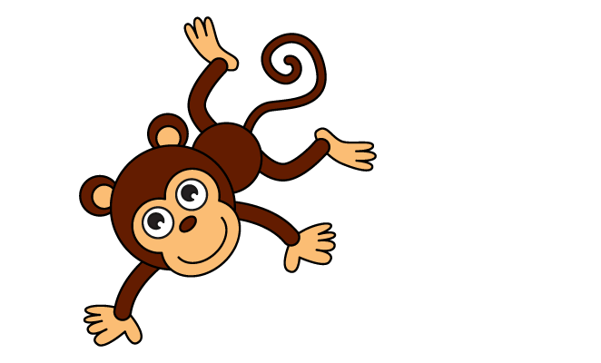 How to Draw a Monkey in Cartoon Style | Easy Drawing Guides