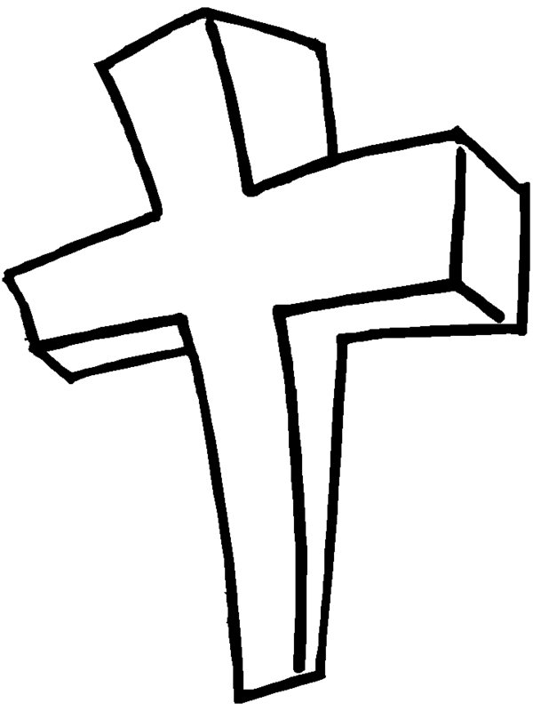 Cross Coloring Pages Picture 1 – Printable Jesus Bible Coloring ...