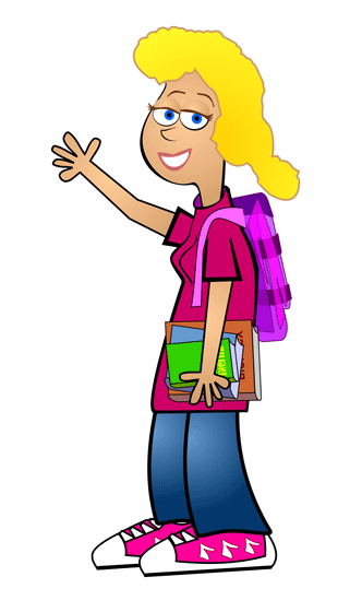 Girl Pupil Clip Art - ClipArt Best