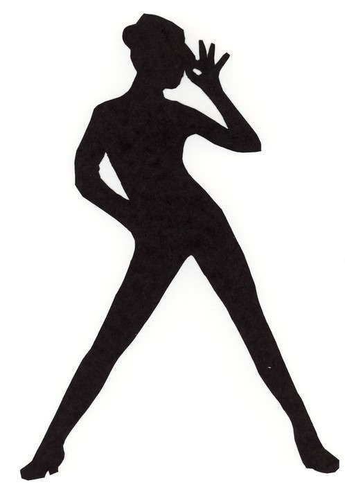 Dancer clipart silhouette free