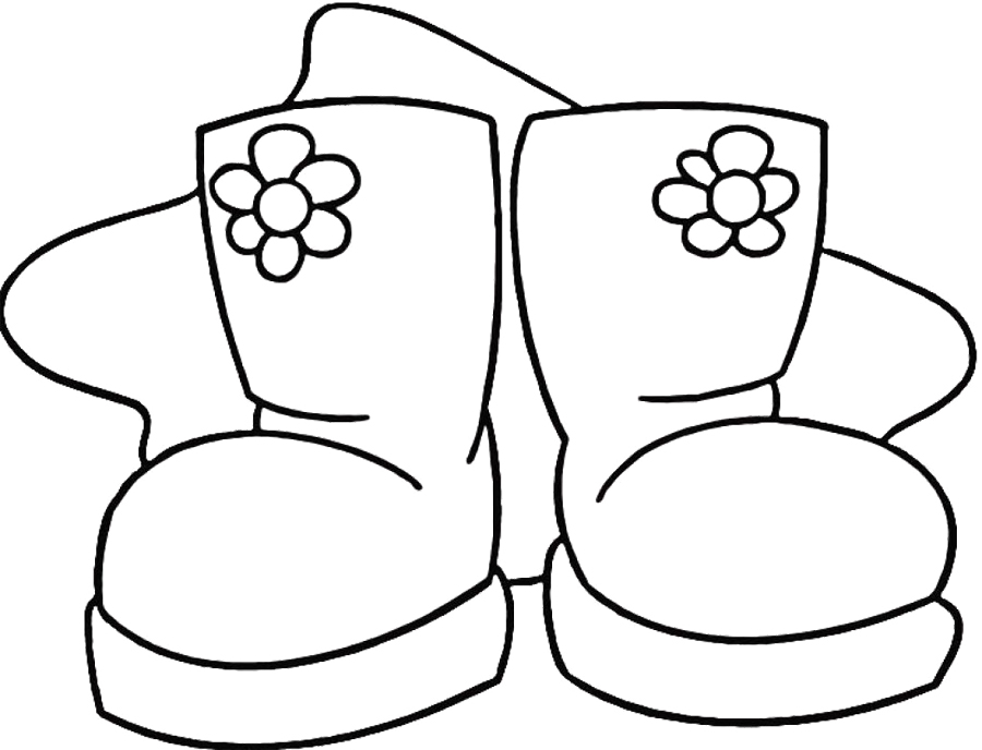 Winter Boots Template