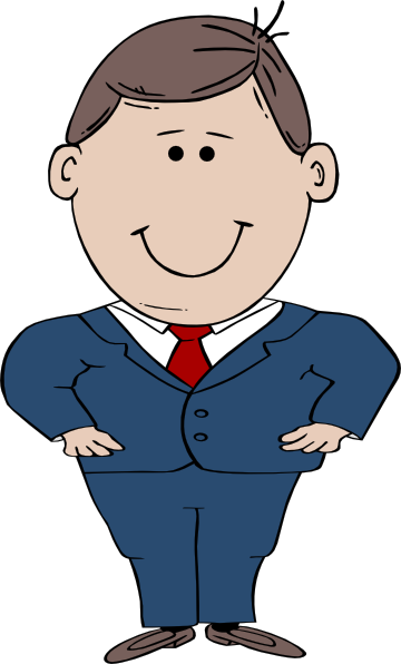 Man In Suit Clipart