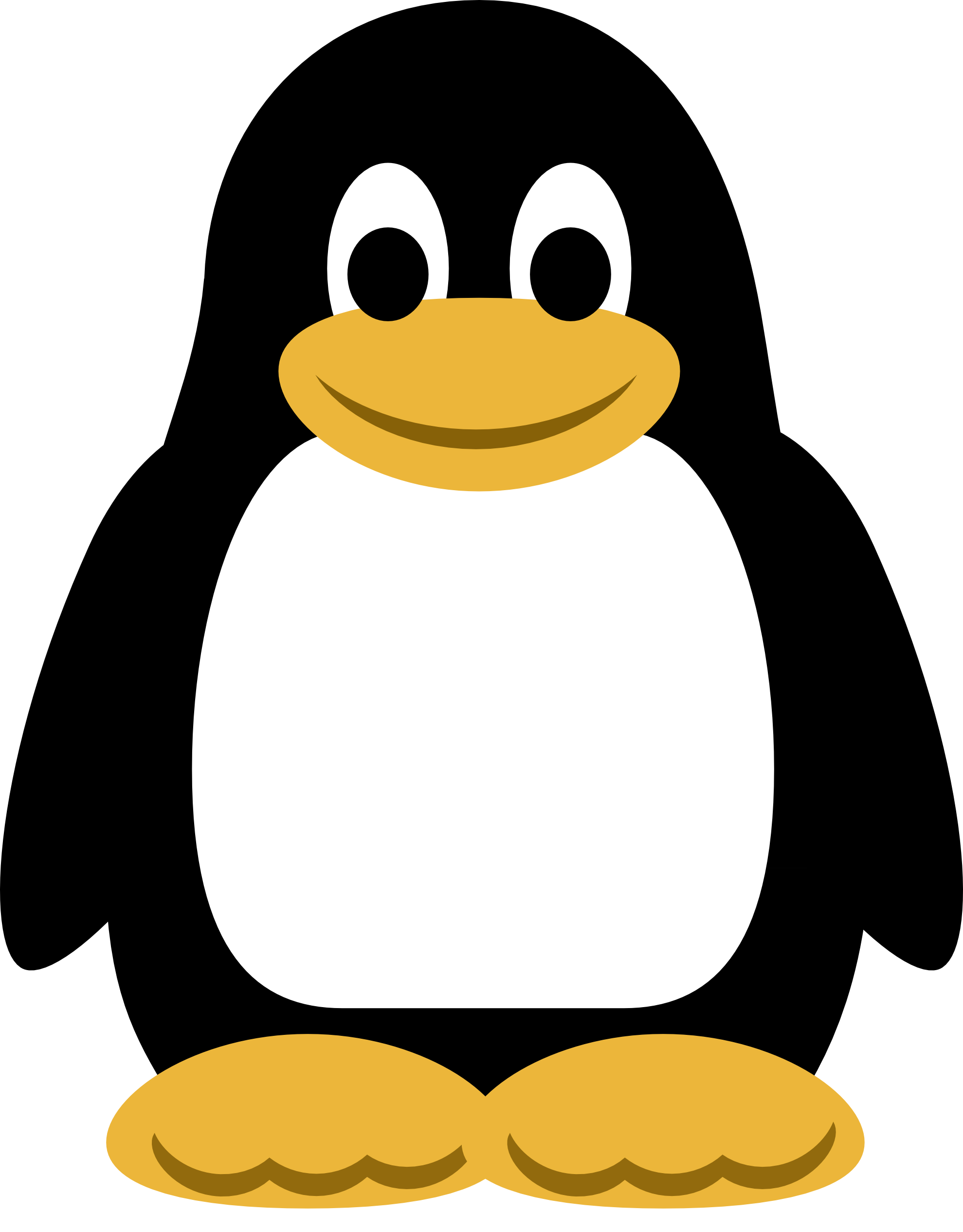 clipartist.net Â» Clip Art Â» penguin super duper SVG