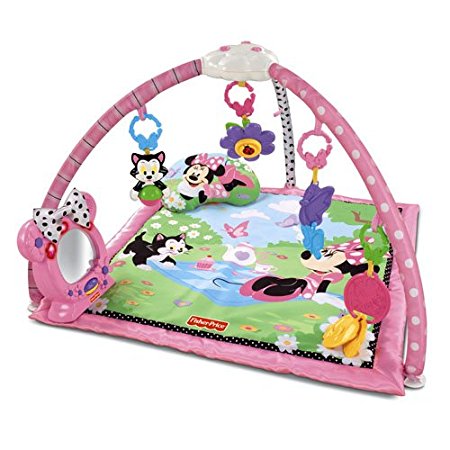 Amazon.com : Fisher-Price Minnie's Twinkling Tea Party Activity ...