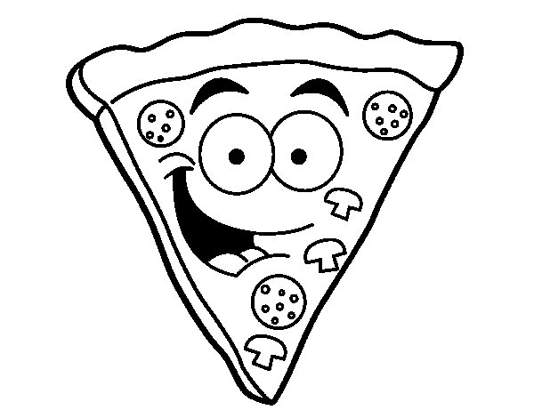 Pizza Coloring Pages #4171