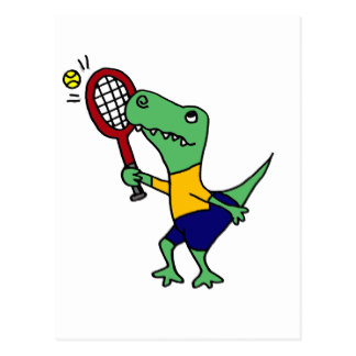 Tennis Cartoon Postcards | Zazzle