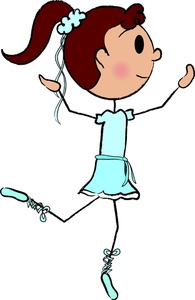 Girl dancing clipart - ClipartFox