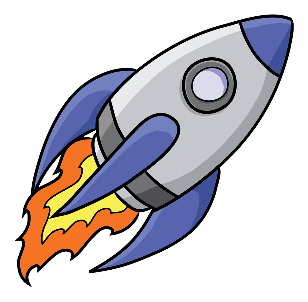 Rocket ship clip art free