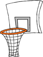 Arena Basketball Court Clipart