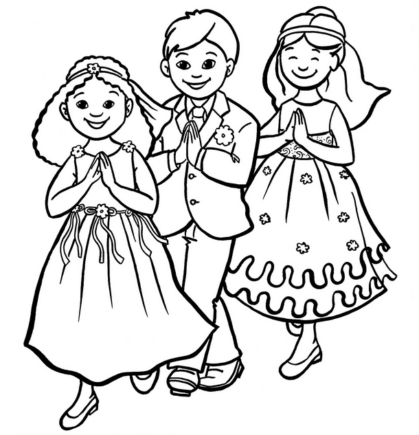 Seven Sacraments Coloring Pages - AZ Coloring Pages