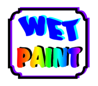 Wet Paint Clipart