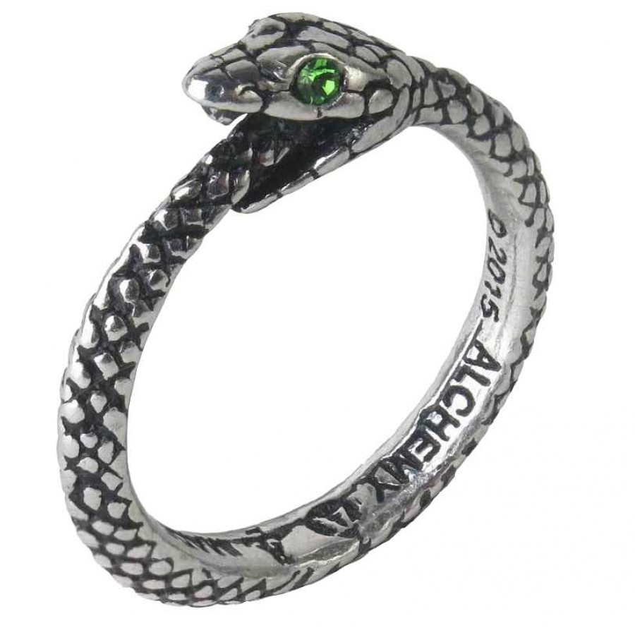 Ouroboros Snake Handmade Sterling Silver Ring