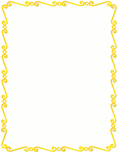 Yellow Spirals Border Clip Art Download