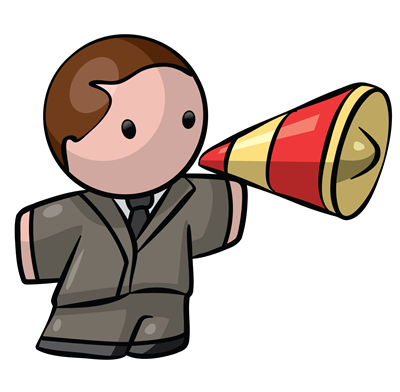 Person Speaking Clipart