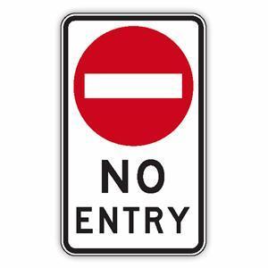 No Entry Roadsign - ClipArt Best