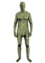 Skin Biohazard Zombie Halloween Costume | $44.99 | The Costume Land