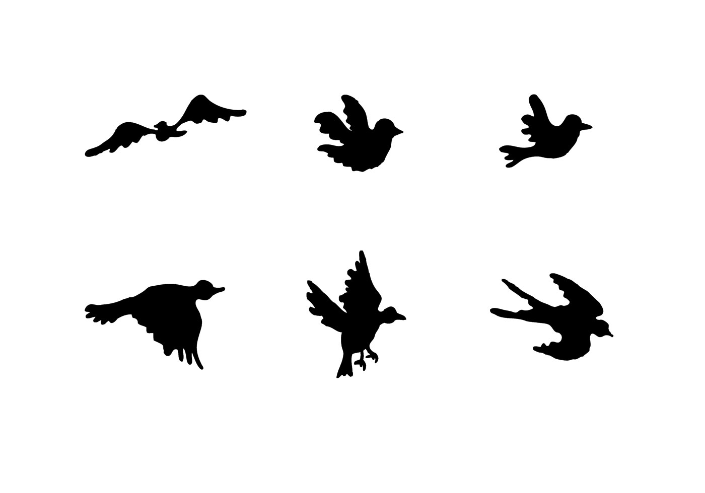 Bird Silhouette Free Vector Art - (8574 Free Downloads)