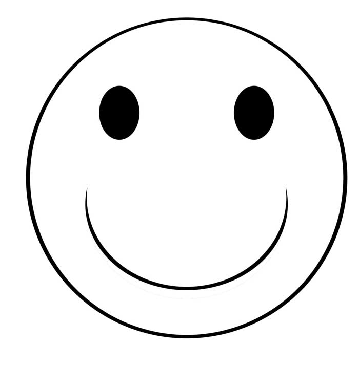 Smiley Face Black And White Clipart Best