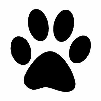 Best Photos of Large Paw Print Stencil - Dog Paw Print Stencil ...