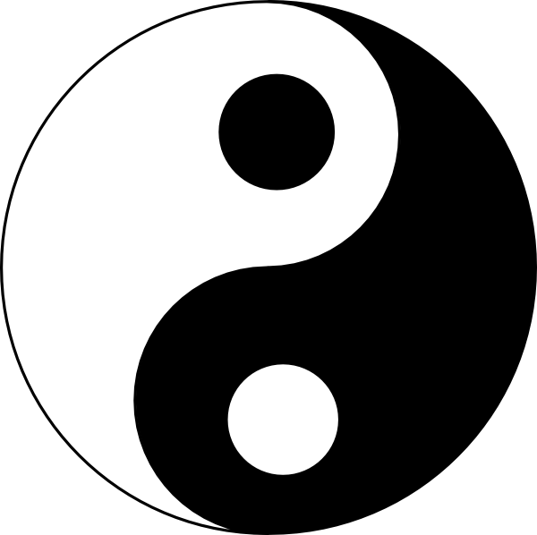 Ying Yang Clip Art - vector clip art online, royalty ...