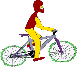 Free Bicycle Clip Art Loses it's Training Wheels