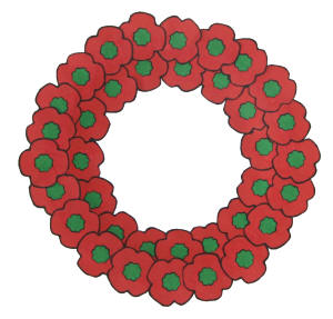 Remembrance Day Poppy Wreath