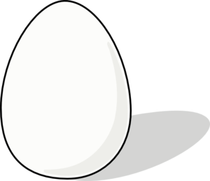 White Egg clip art - vector clip art online, royalty free & public ...