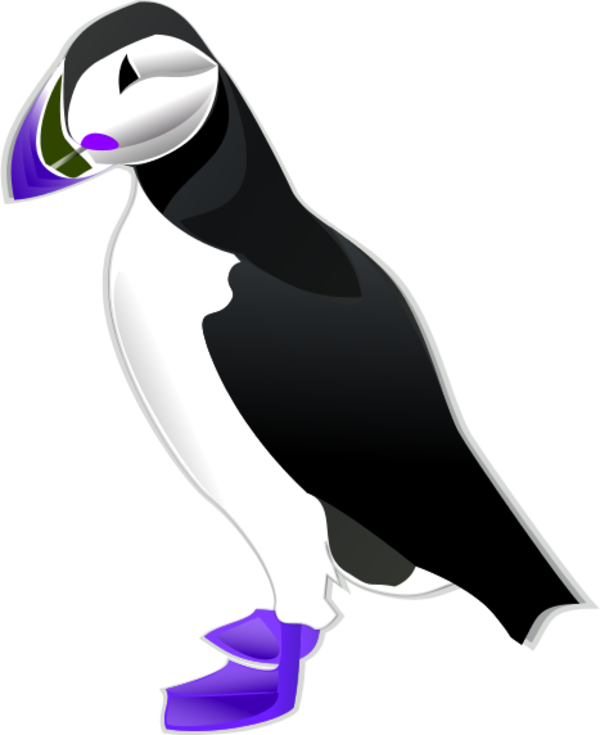 Puffin vector svg clipart png download free