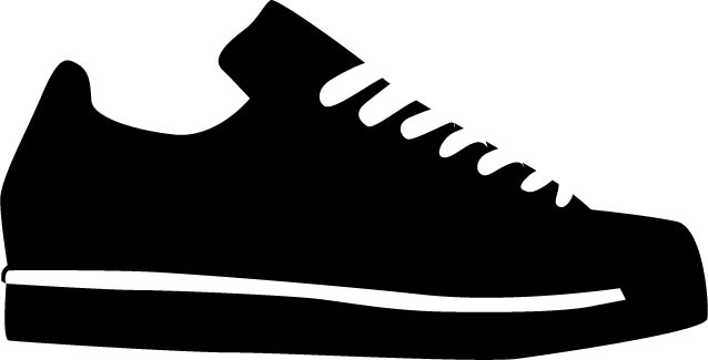 18 Vector Shoe & Bag Images - Running Shoe Silhouette Vector, Shoe ...