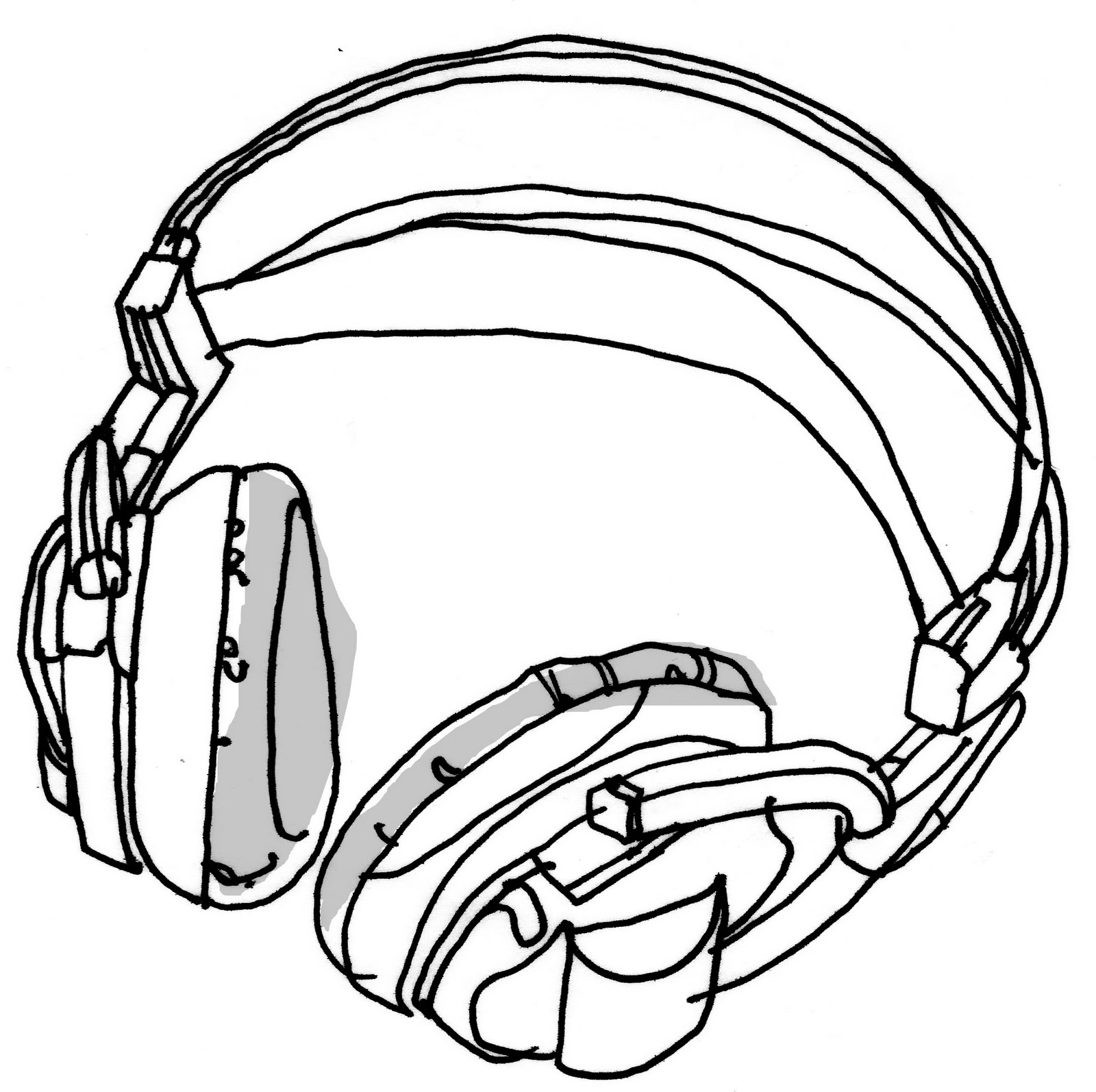 People With Headphones Drawing - ClipArt Best