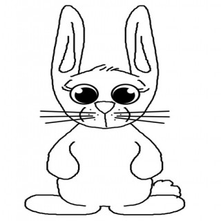 Easter Bunny Cartoon Step 3 Draw The Bunny S Tail Http Drawsketch ...