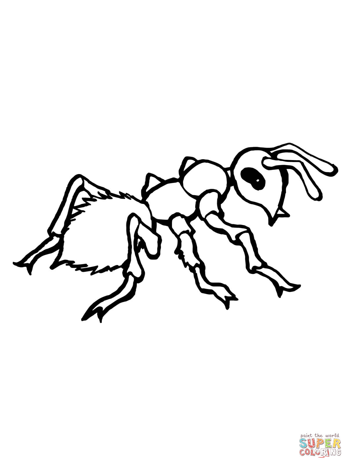 Red Wood Ant coloring page | Free Printable Coloring Pages