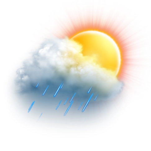 Cloudy Rain Weather Clipart - Free to use Clip Art Resource