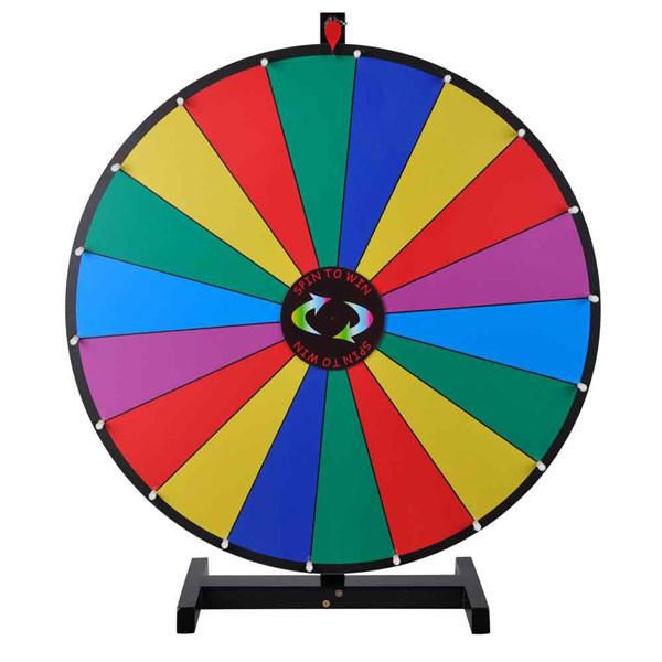 30" Tabletop Dry Erase Color Spinning Prize Wheel – The Display Outlet