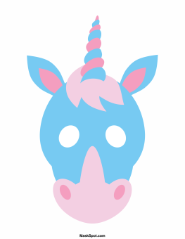 Printable Unicorn Mask