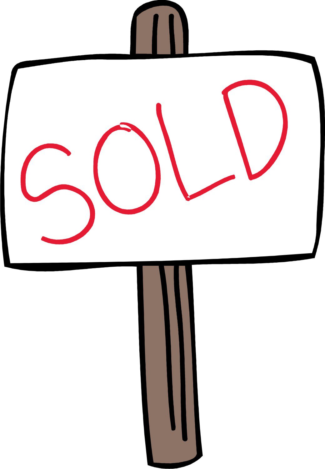 Sold Sign Clipart - Tumundografico