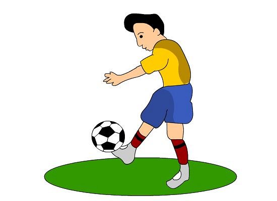 Football players clipart images