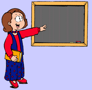 Clipart picture of a teacher