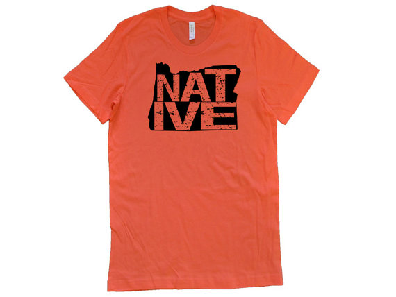 Oregon T-Shirt Native State Outline Apparel Great by NorthwestMain