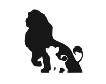 lion king silhouette – Etsy