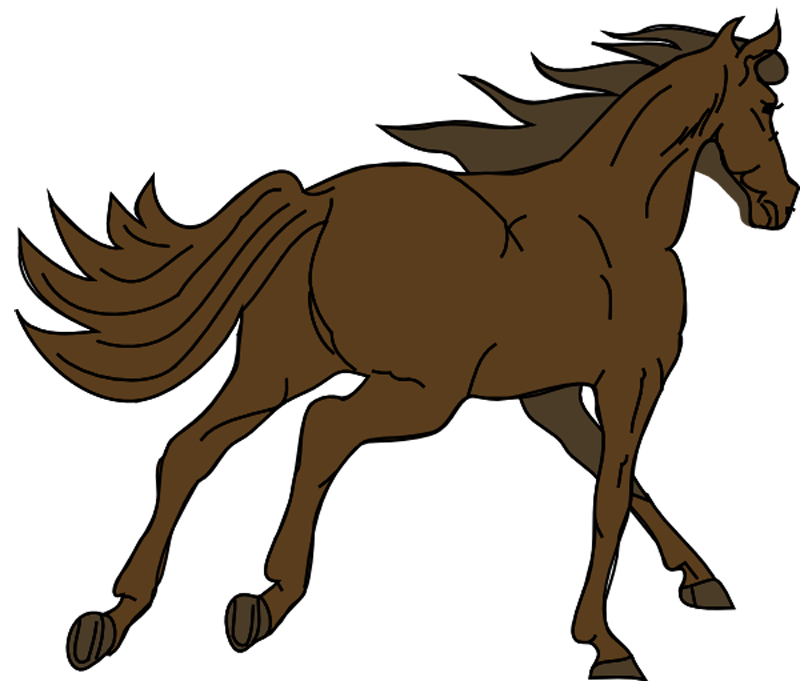 Baby horse clipart clipart image #4394
