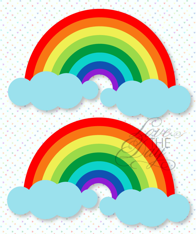 Rainbow Free Printable