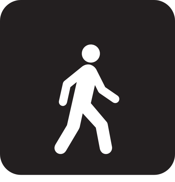 Walking Man Black Clip Art - vector clip art online ...