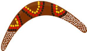 Boomerang Dot Art Clipart - ClipArt Best