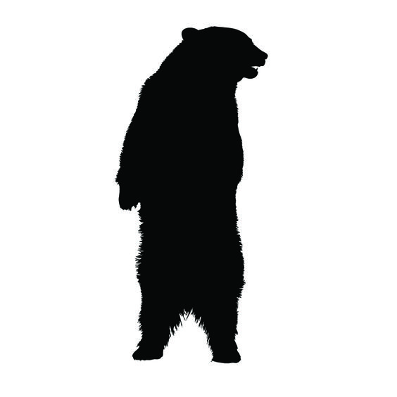 bear silhouette - Google Search | Animal Silhouettes | Pinterest ...