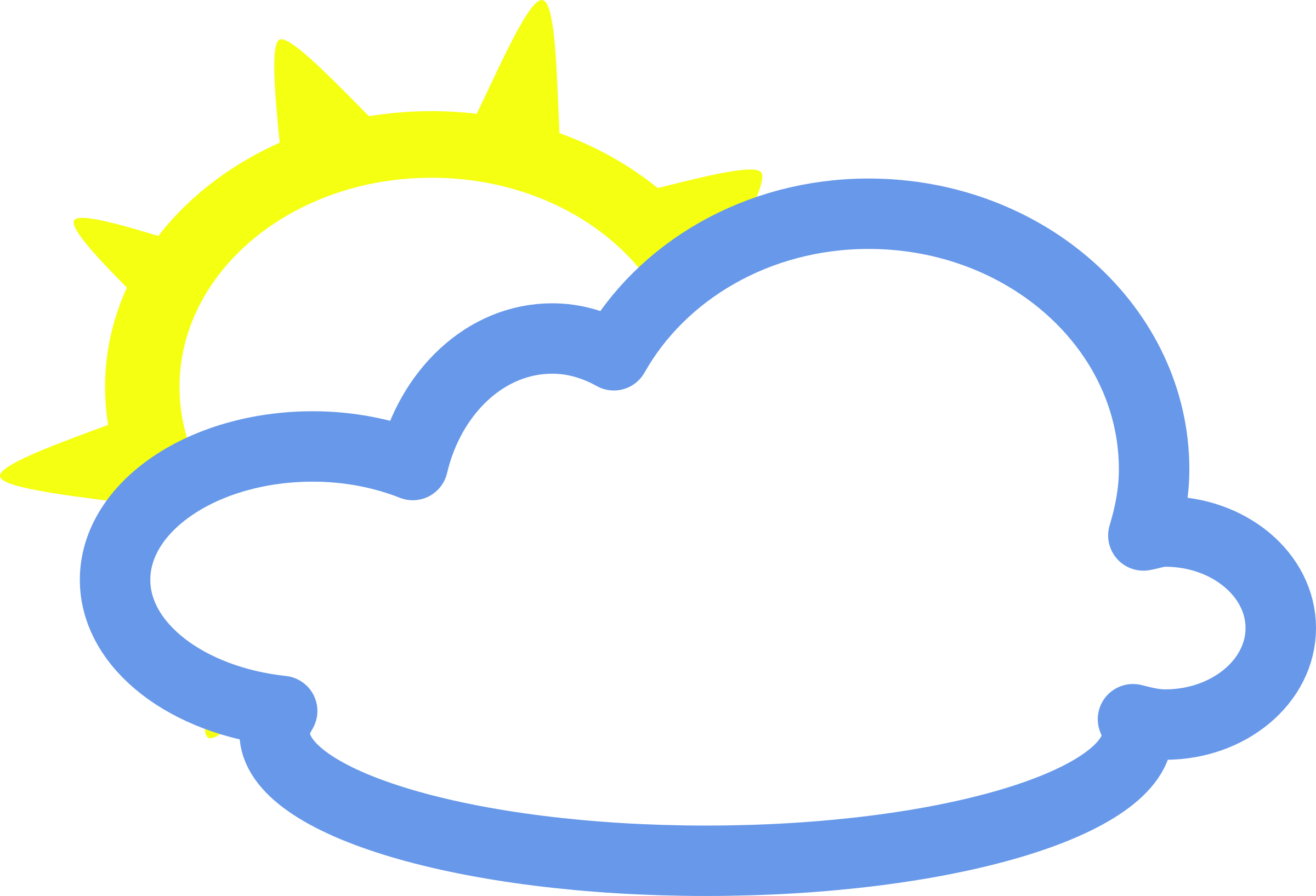 Clipart - simple weather symbols