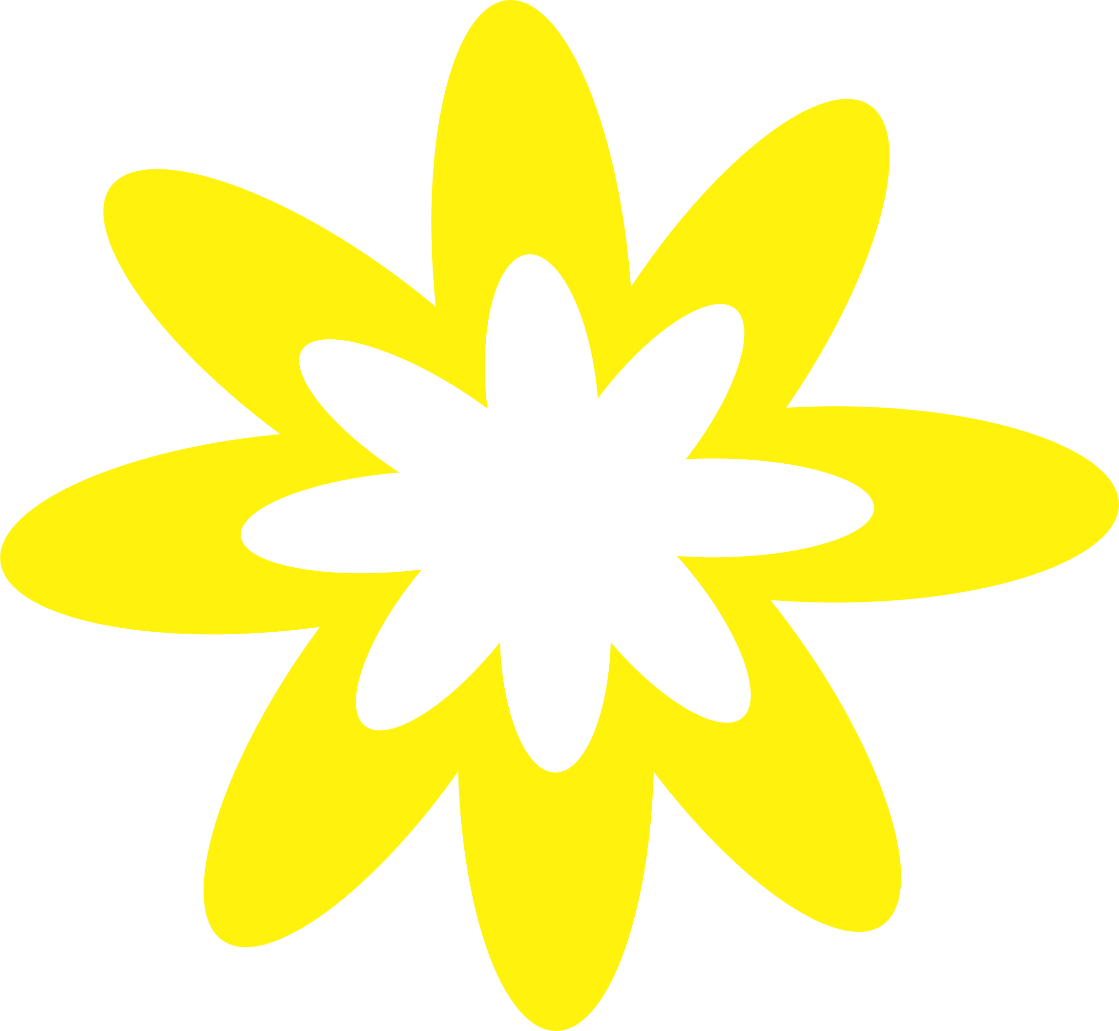 Yellow burst clipart