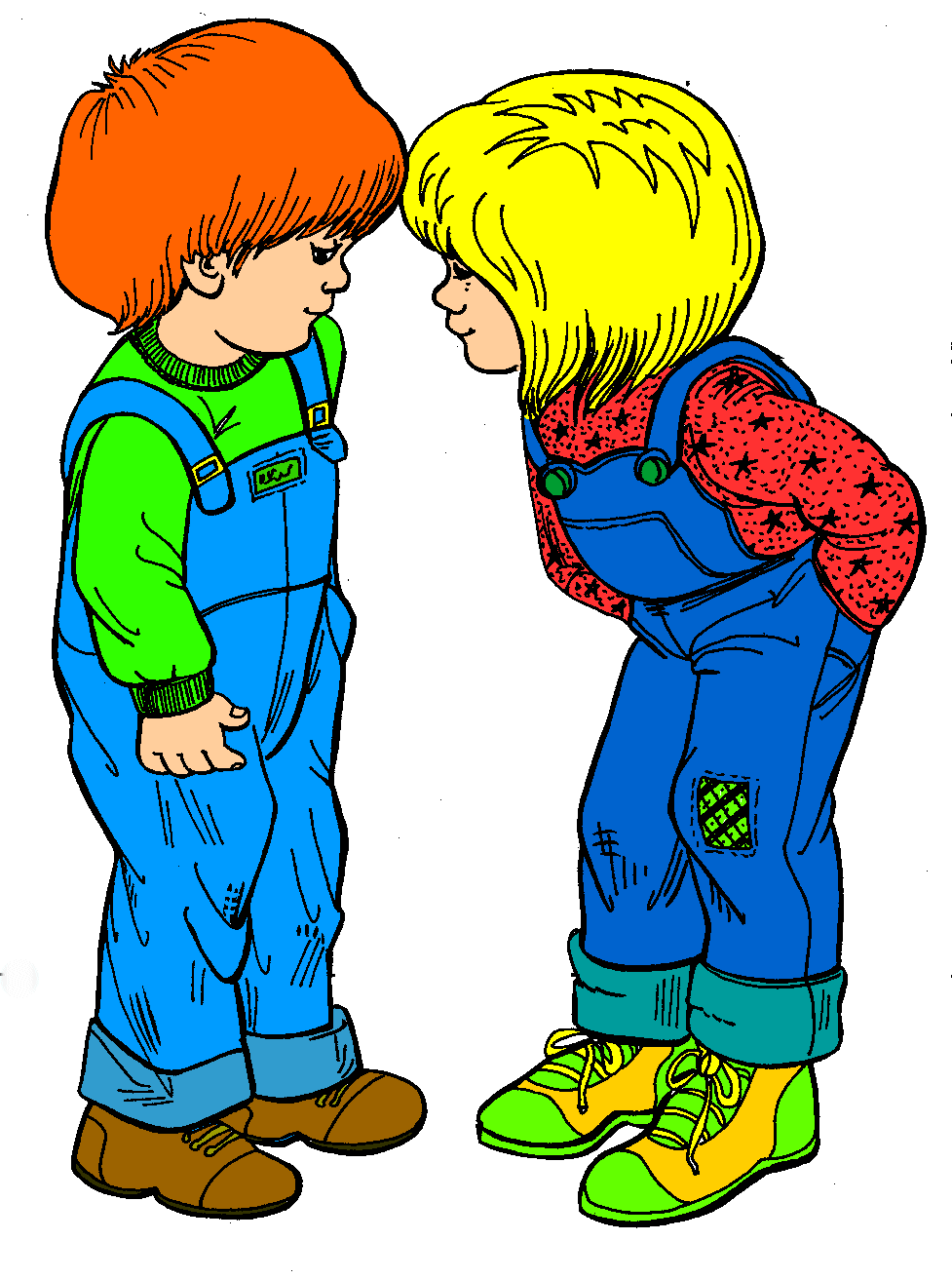 Friends Children Clipart